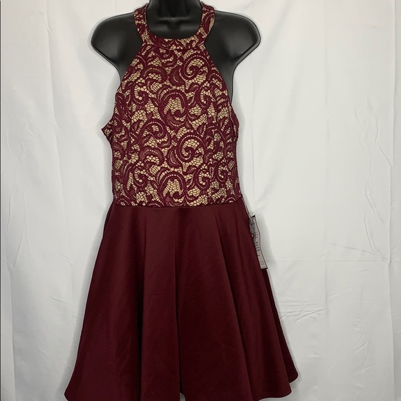 B Darlin Dresses & Skirts - B Darlin open back A line mini dress